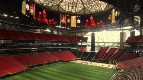 Mercedes-Benz Stadium, Home Of Super Bowl LIII. Photo Credit: Wyliepoon - Under Creative Commons License