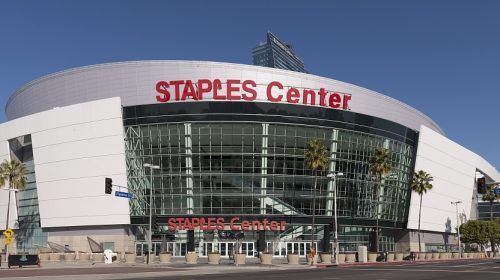 Home of The Los Angeles Lakers and Los Angeles Clippers, The Staples Center. Photo Credit: Carol M. Highsmith - Library of Congress