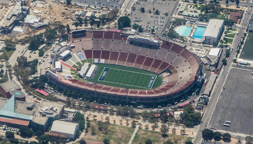 The Current Home Of The Los Angeles Rams, The LA Coliseum. Photo Credit: Ron Reiring | Under Creative Commons