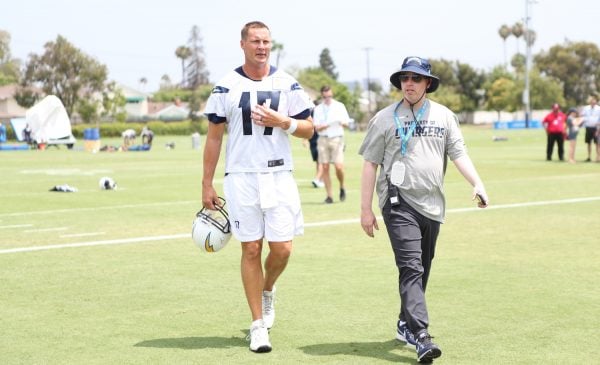 Los Angeles Chargers Quarterback Philip Rivers. All-Time Perfect Chargers Team. Photo Credit: Monica Dyrud | The LAFB Network