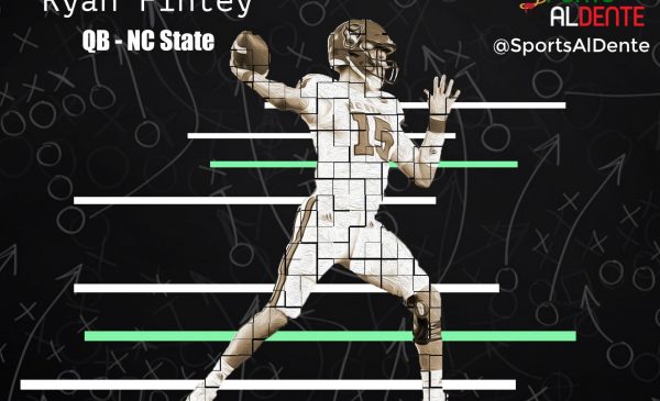 Ryan Finley NFL Draft Profile. Photo Credit: Pack Insider | Sports Al Dente Illustration