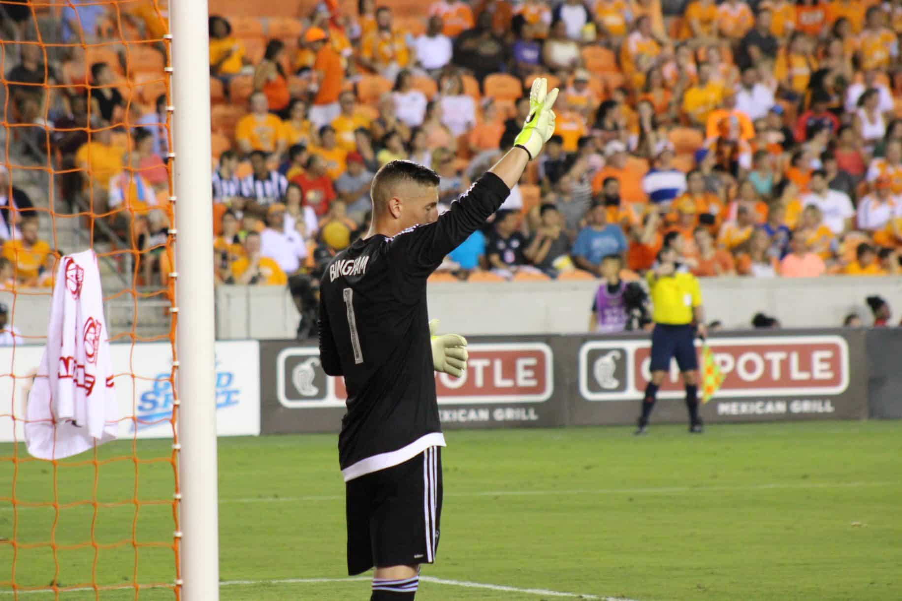 Goalkeeper David Bingham. Photo Credit: Victor Araiza - Under Creative Commons License