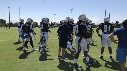 The Chargers Defensive Line: Week 17 3 Chargers Defensive Line At 2019 Training Camp. Photo Credit: Ryan Dyrud | The LAFB Network