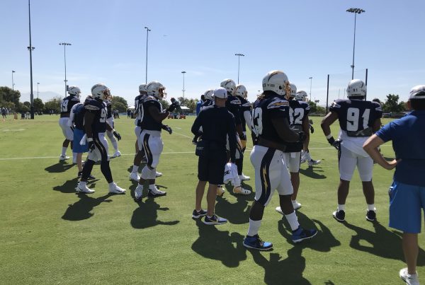 Chargers Defensive Line At 2019 Training Camp. Photo Credit: Ryan Dyrud | The LAFB Network
