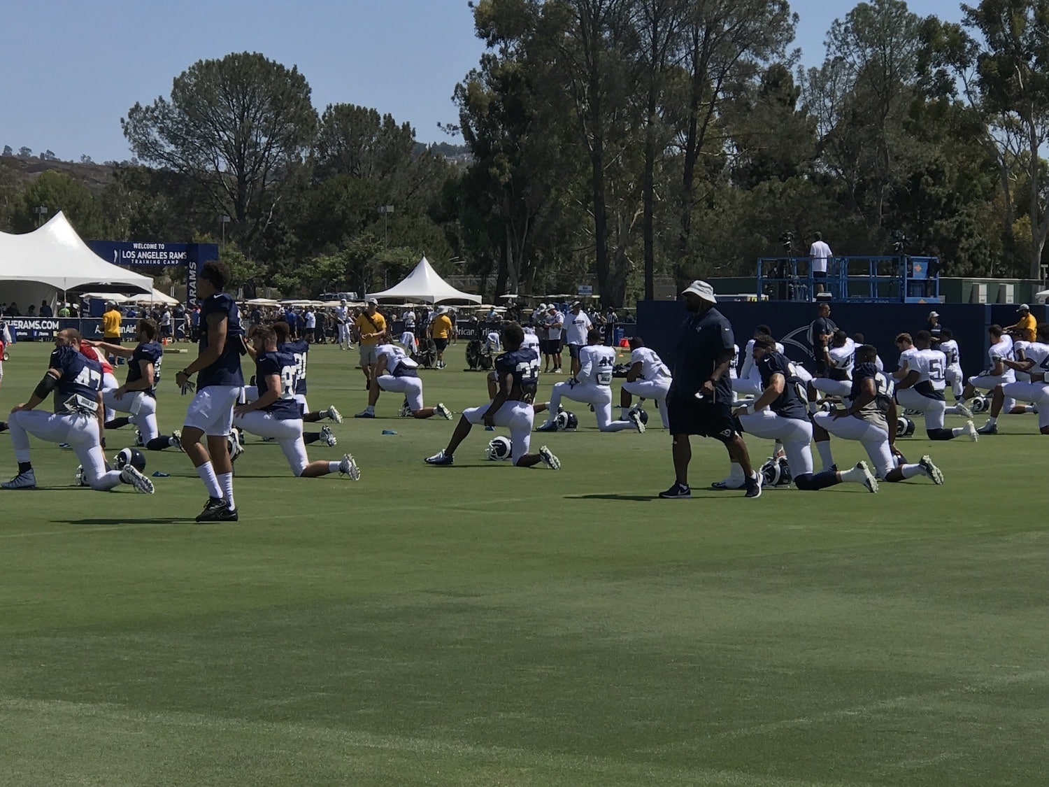 Los Angeles Rams Training Camp. Photo Credit: Ryan Dyrud | Sports Al Dente