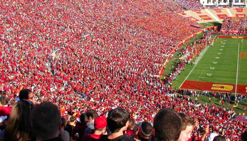 Greatest Bowl Wins In USC History 3 The Los Angeles Coliseum During A USC Football Game. Photo Credit: chenjack | Under Creative Commons License