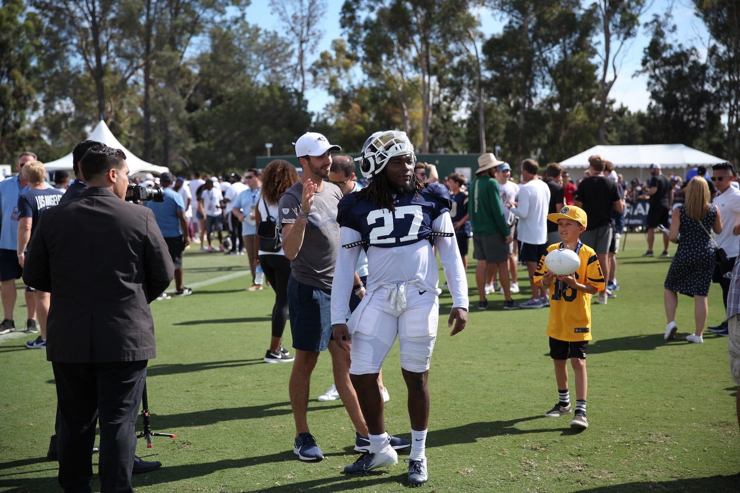 Los Angeles Rams Running Back Darrell Henderson. Photo Credit: Ryan Dyrud | The LAFB Network