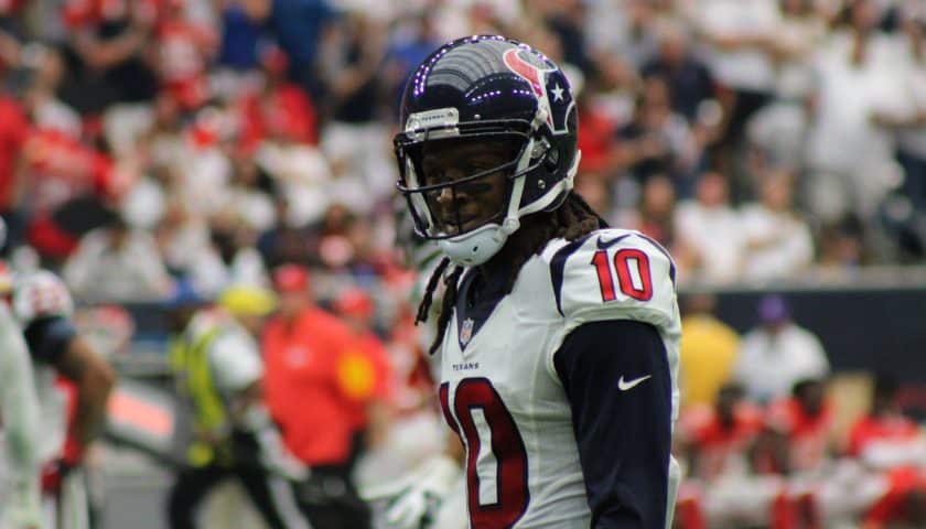 Houston Texans Wide Receiver DeAndre Hopkins. Photo Credit: Victor Araiza | Under Creative Commons License