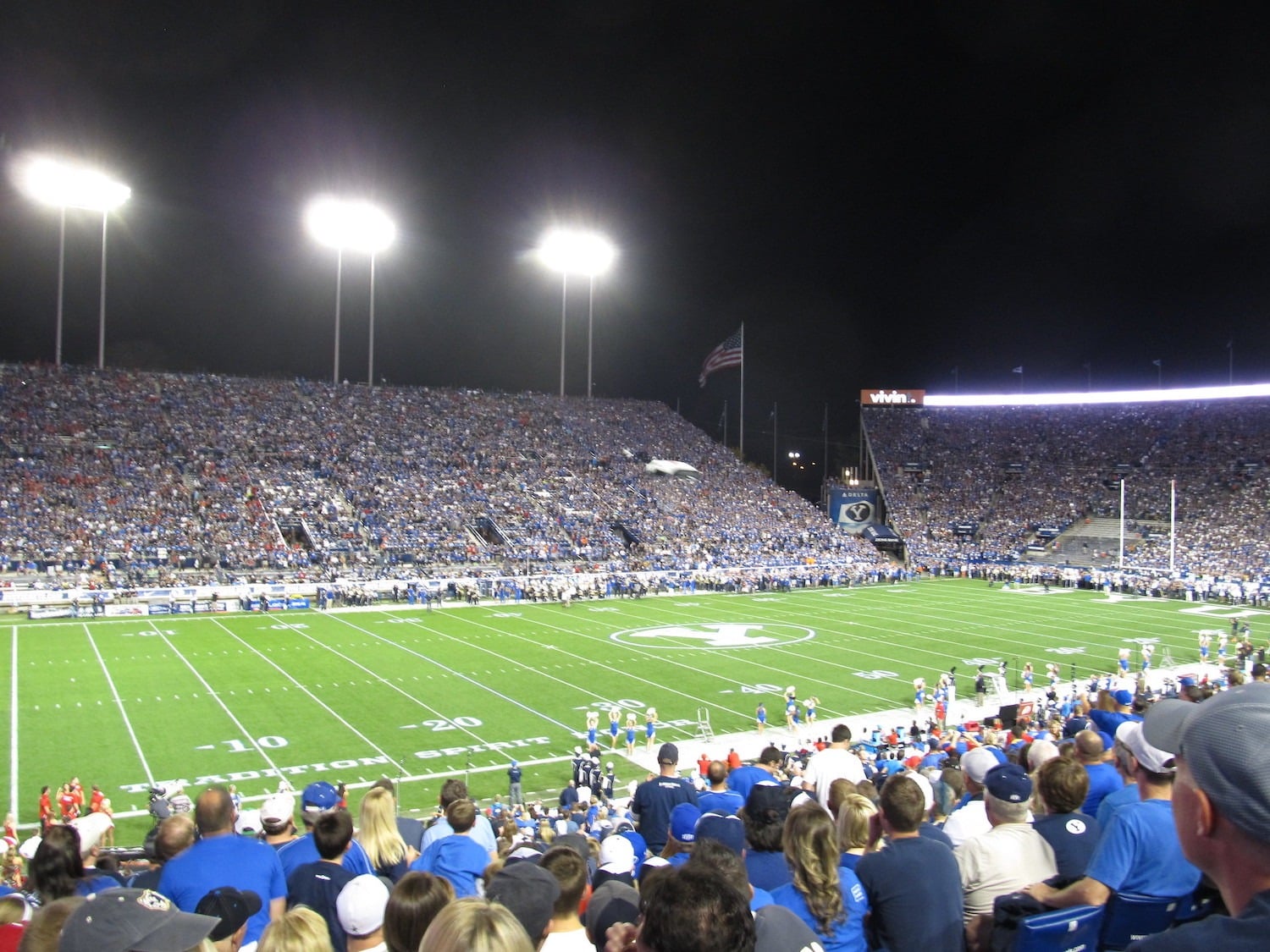 LaVell Edwards Stadium, Home Of The BYU Cougars. Photo Credit: Ken Lund - Under Creative Commons License