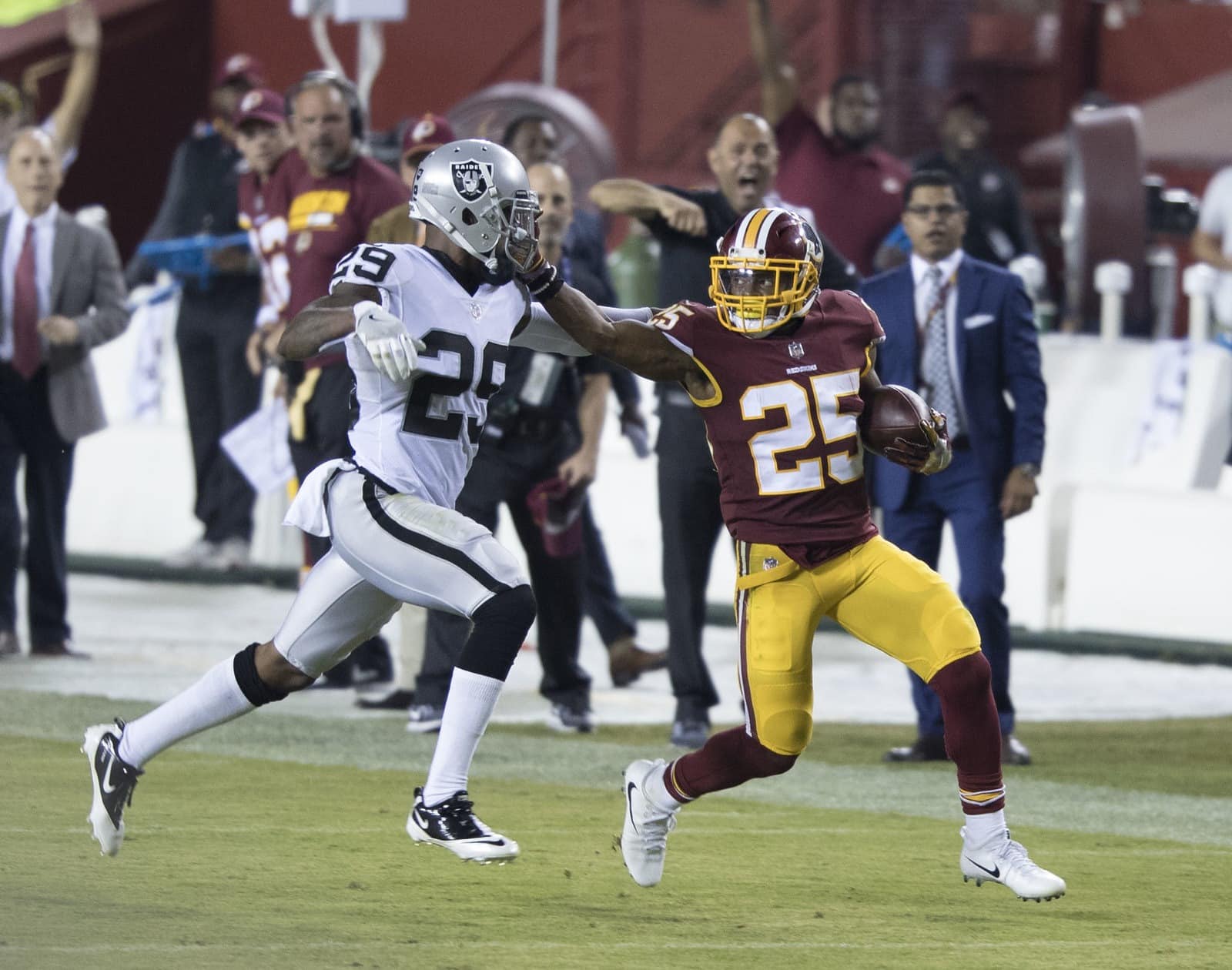 2019 Fantasy Football Start Em Sit Em Week 2 And Week One Recap 3 Washington Redskins Running Back Chris Thompson. Photo Credit: KA Sports Photos | Under Creative Commons License