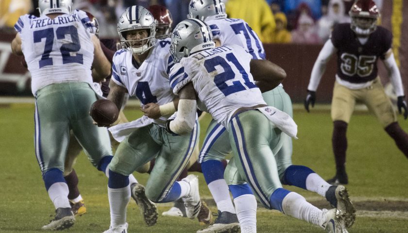 DraftKings Optimal Lineup - Week 3 3 Dallas Cowboys Running Back Ezekiel Elliott. Photo Credit: KA Sports Photos | Under Creative Commons License