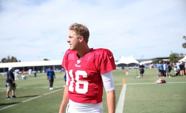 Los Angeles Rams Quarterback Jared Goff. Photo Credit: Ryan Dyrud | The LAFB Network