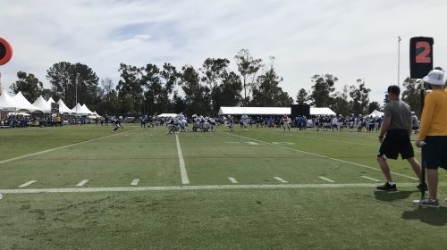 Rams Offense Vs Chargers Defense In 2019 Joint Practice. Photo Credit: Ryan Dyrud | The LAFB Network