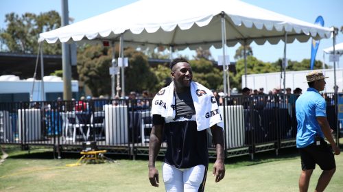 Los Angeles Chargers Linebacker Thomas Davis During 2019 Training Camp. Photo Credit: Ryan Dyrud | The LAFB Network