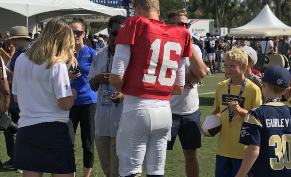 Los Angeles Rams Quarterback Jared Goff. Photo Credit: Ryan Dyrud | The LAFB Network