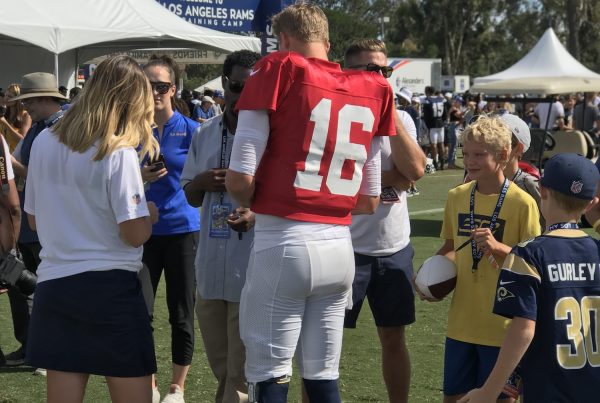 Los Angeles Rams Quarterback Jared Goff. Photo Credit: Ryan Dyrud | The LAFB Network