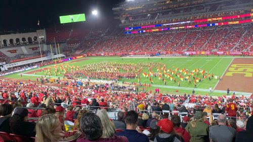 Trojans Dominate Wildcats. USC Trojans Vs Arizona Wildcats