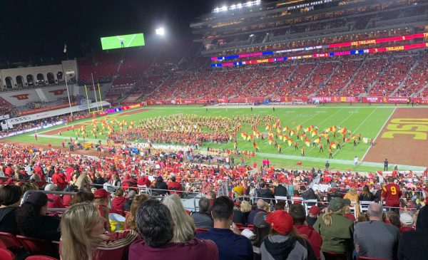 Trojans Dominate Wildcats. USC Trojans Vs Arizona Wildcats