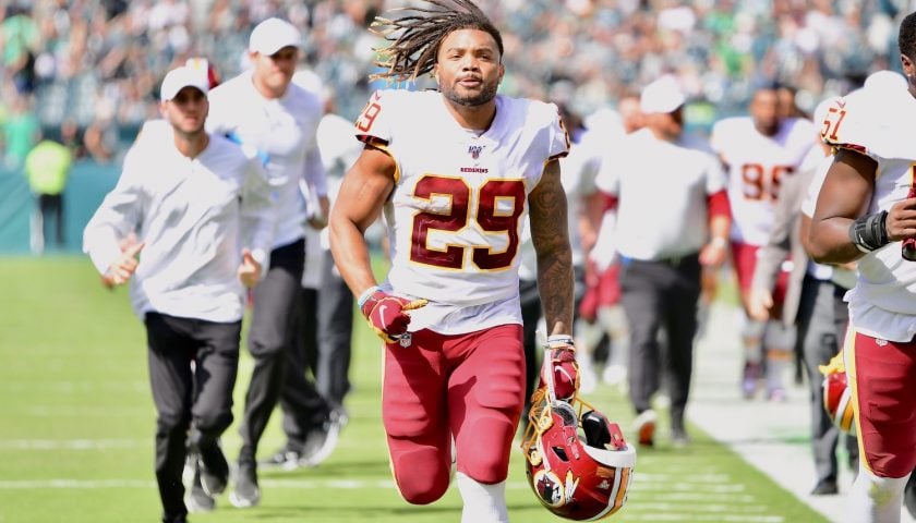 Washington Redskins Running Back Derrius Guice. Photo Credit: All-Pro Reels | Joe Glorioso | Under Creative Commons License