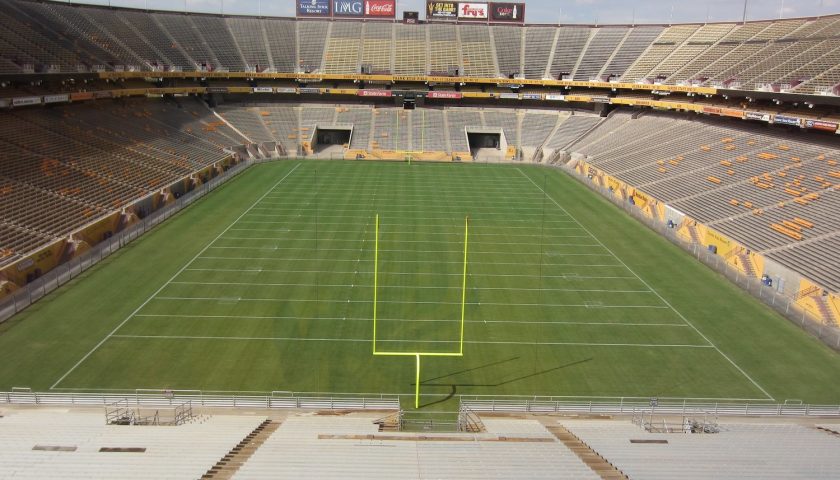 Arizona State Sun Devil Stadium. Photo Credit: Nick Bastian | Under Creative Commons License