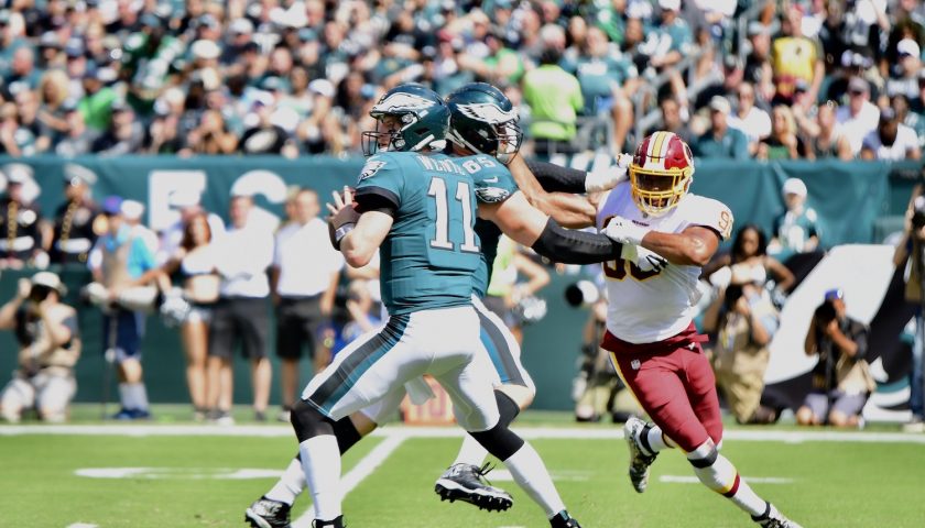 Philadelphia Eagles Quarterback Carson Wentz. Photo Credit: All-Pro Reels | Joe Glorioso | Under Creative Commons License