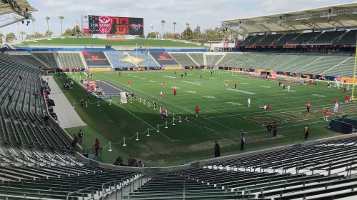 Dignity Health Stadium Pregame Before The LA Wildcats Faced The DC Defenders. Photo Credit: Ryan Dyrud | The LAFB Network