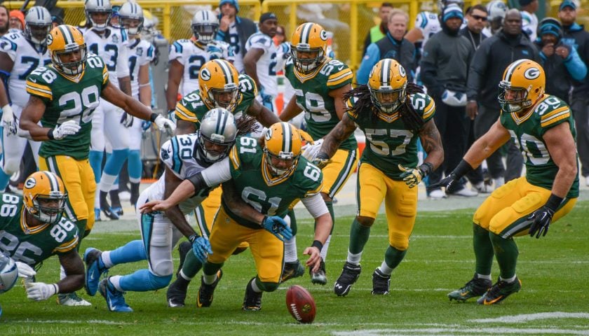 Green Bay Packers vs Carolina Panthers. Photo Credit: Mike Morbeck | Under Creative Commons License