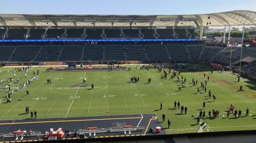 Los Angeles Wildcats Home Opener. Photo Credit: Ryan Dyrud | The LAFB Network