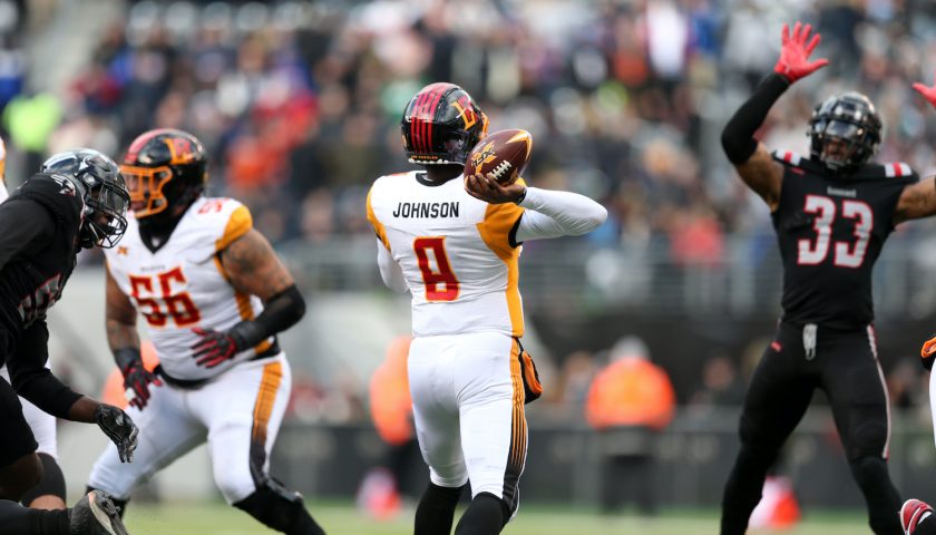 Key Players For The Wildcats Against The Vipers 3 EAST RUTHERFORD, NJ - FEBRUARY 29: Josh Johnson #8 of the LA Wildcats passes the ball during the XFL game against the New York Guardians at MetLife Stadium on February 29, 2020 in East Rutherford, New Jersey. (Photo by Rob Tringali/XFL via Getty Images)