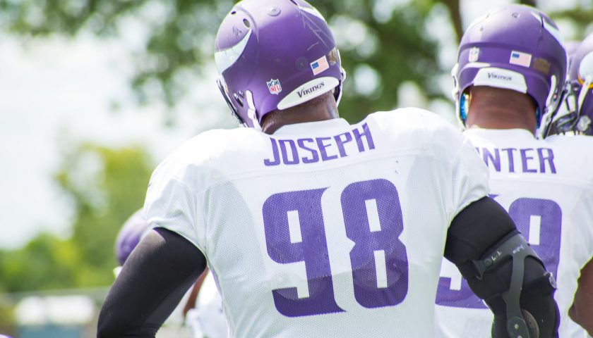 Defensive Lineman Linval Joseph. Photo Credit: Matthew Deery - Under Creative Commons License