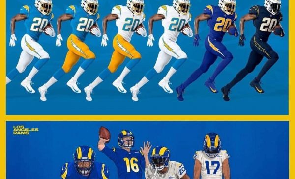 Comparing The Rams And Chargers Uniforms - LAFB Network