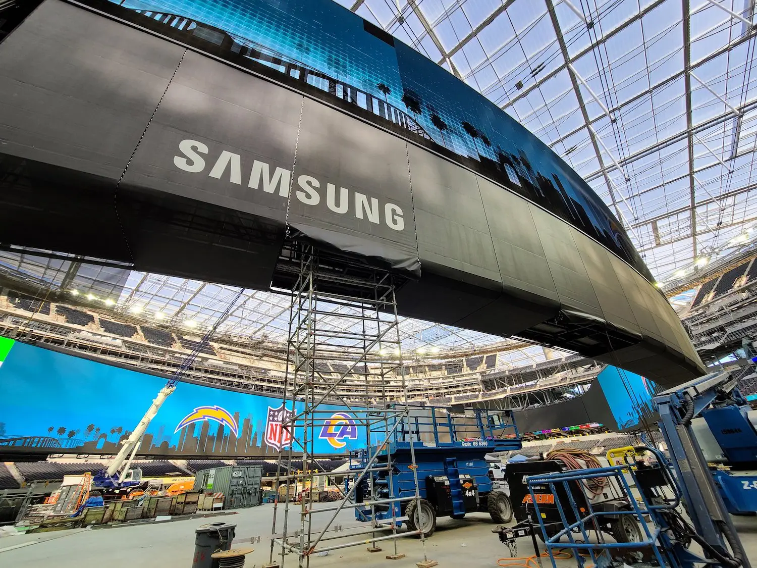 The Oculus At SoFi Stadium. Photo Credit: @SofiStadium