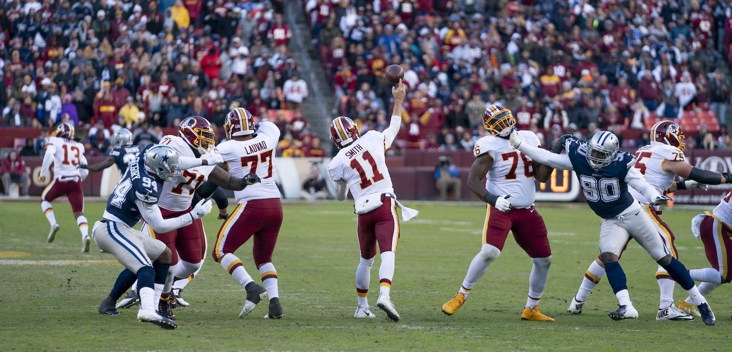 Washington Football Team Quarterback Alex Smith. Photo Credit: KA Sports Photos | Under Creative Commons License