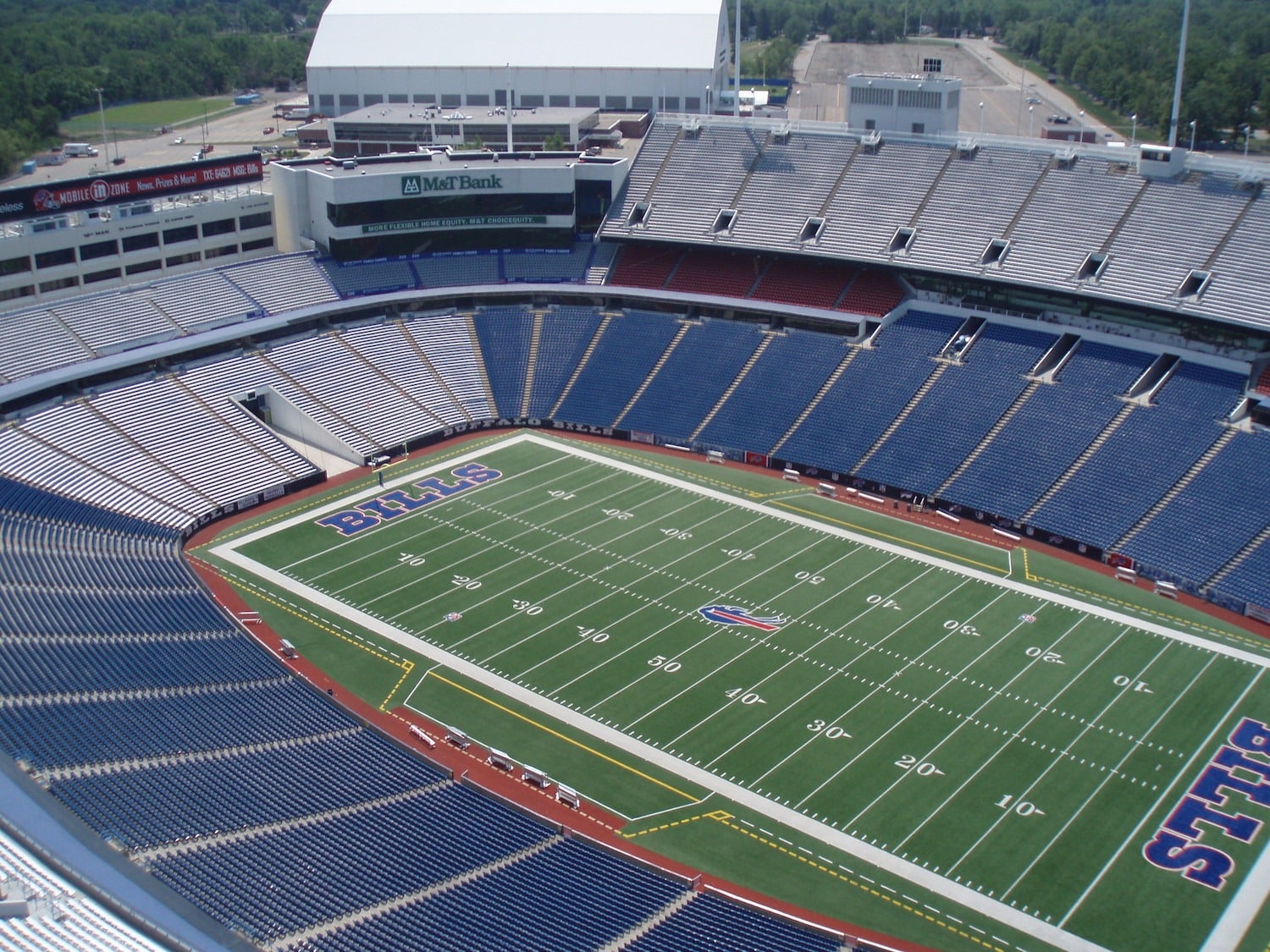 Buffalo Bills Stadium. Photo Credit: Mike Cardus | Under Creative Commons License