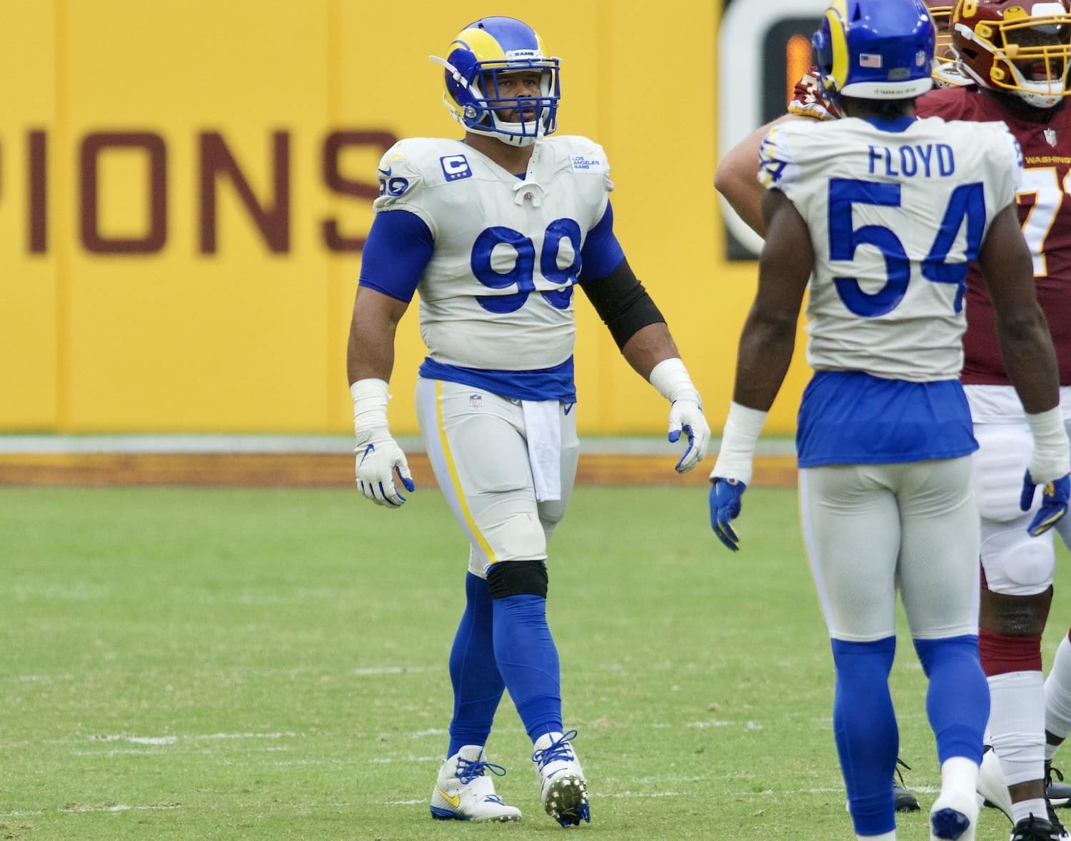 Aaron Donald And Leonard Floyd. Photo Credit: All-Pro Reels | Under Creative Commons License