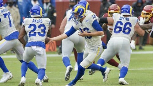 Los Angeles Rams Running Back Cam Akers And Quarterback Jared Goff. Photo Credit: All-Pro Reels | Under Creative Commons License