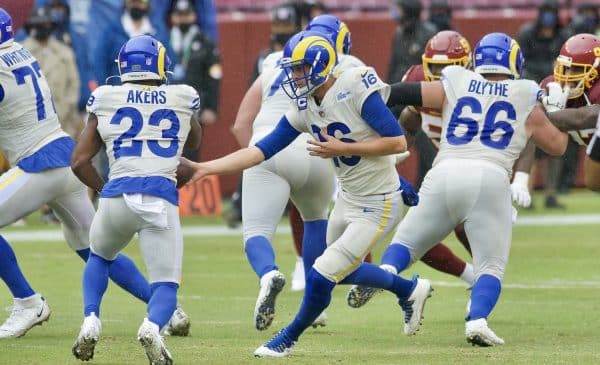 Rams Running Back Room Needs More Power 1 Los Angeles Rams Running Back Cam Akers And Quarterback Jared Goff. Photo Credit: All-Pro Reels | Under Creative Commons License