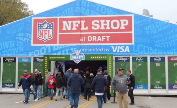 NFL Draft Shop. Photo Credit: Swimfinfan | Under Creative Commons License