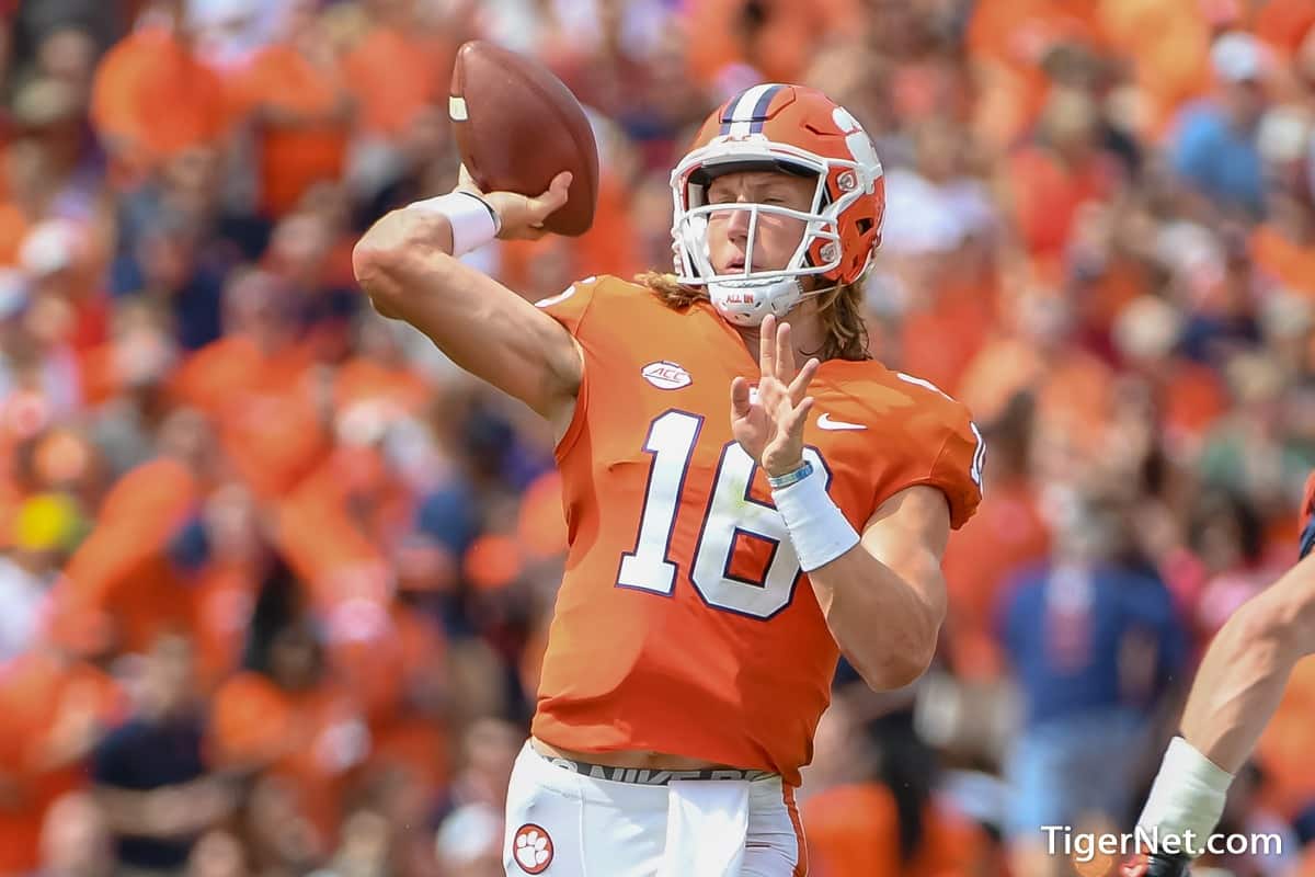 Clemson Quarterback Trevor Lawrence. Photo Credit: TigerNet.com | Under Creative Commons License