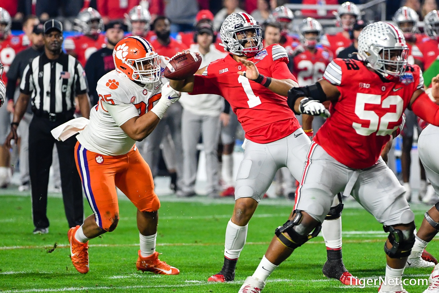 Ohio State Offensive Guard Wyatt Davis. Photo Credit: TigerNet.com | Under Creative Commons License