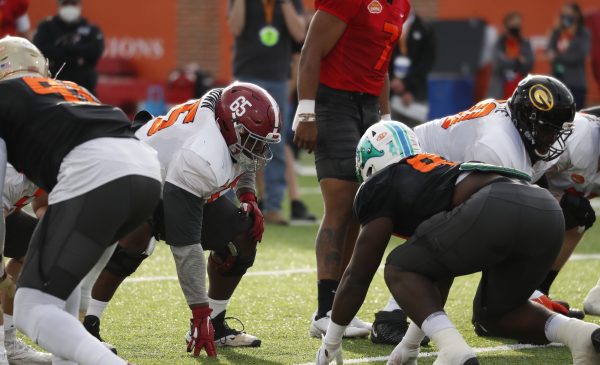 1/27/21 Practice SeniorBowl | Photo by Jeff Hanson