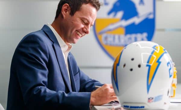 What Recent History Tells Us About First Year Coaches And Brandon Staley 1 Ty Nowell captures a moment from Brandon Staley's first day in the Chargers facility.