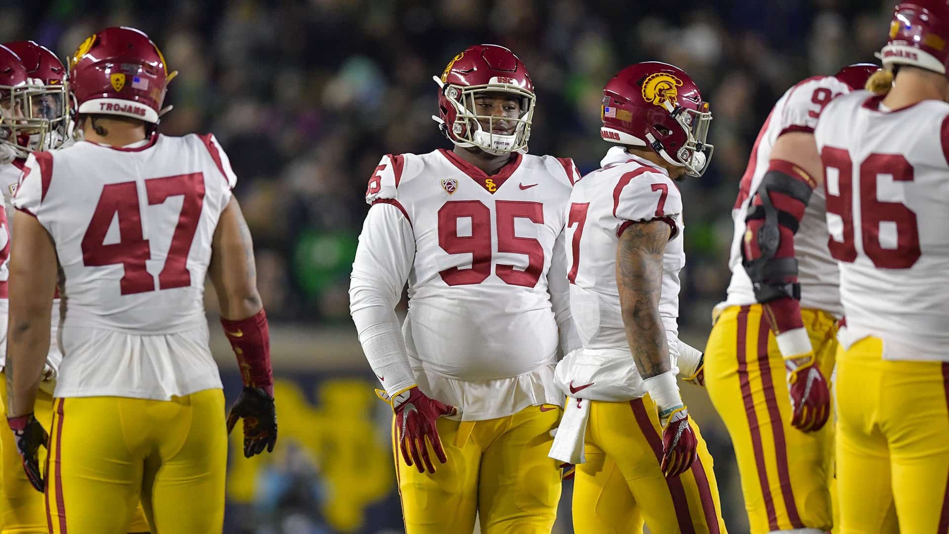 Former USC Football DL Trevor Trout Has Lots Of Activities Off The Field 3 USC Trojan, Trevor Trout. Photo Credit: John McGillen | USC Athletics