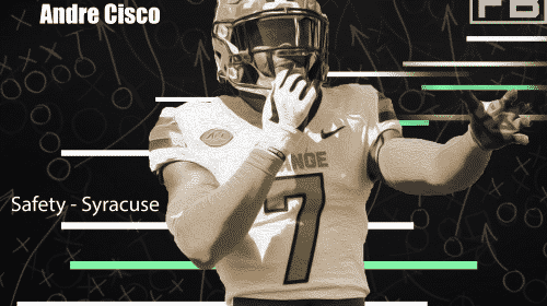 Syracuse Safety Andre Cisco. LAFB Network Graphic.
