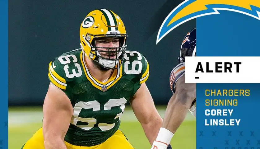 Chargers Land Corey Linsley and Matt Feiler On The First Day Of Free Agency 3 Linsley