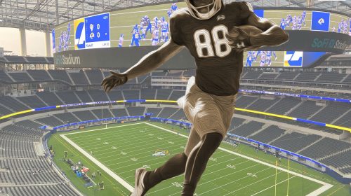 Los Angeles Rams 7th Round Draft Options 7 Notre Dame Wide Receiver Javon McKinley. An LAFB Network Graphic