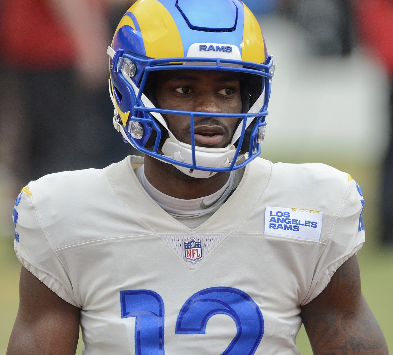 Three Rams Players Poised For A Breakout This Season 3 www.allproreels@gmail.com -- from the Washington Football Team vs. Los Angeles Rams at FedEx Field in Landover, Maryland. October 11, 2020 (All-Pro Reels Photography) | Wikimedia Commons