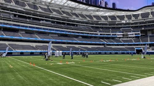 Field Level At SoFi Stadium. Photo Credit: Ryan Dyrud | LAFB Network