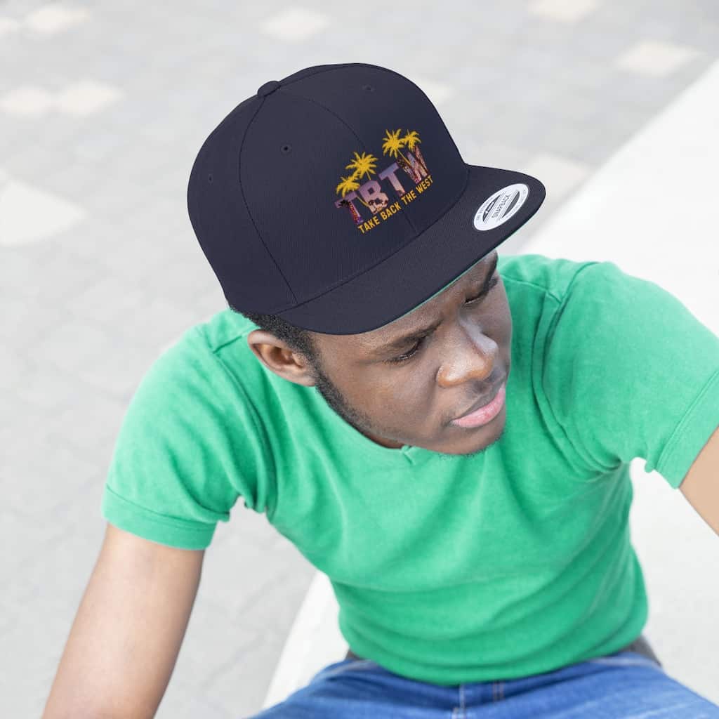 Take Back The West Flat Bill Hat LAFB Network