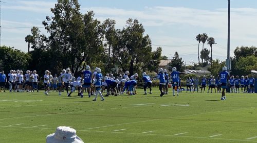 Los Angeles Chargers Defense During 2021 Training Camp. Photo Credit: Ryan Dyrud | LAFB Network